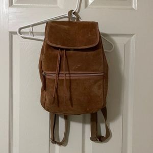 Suede Back Pack